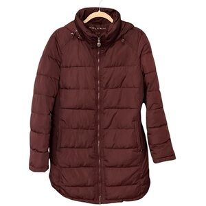 🎉HP🎉Andrew Marc Woman’s Puffer Winter Coat Mid Length with Adjustable Hood B…